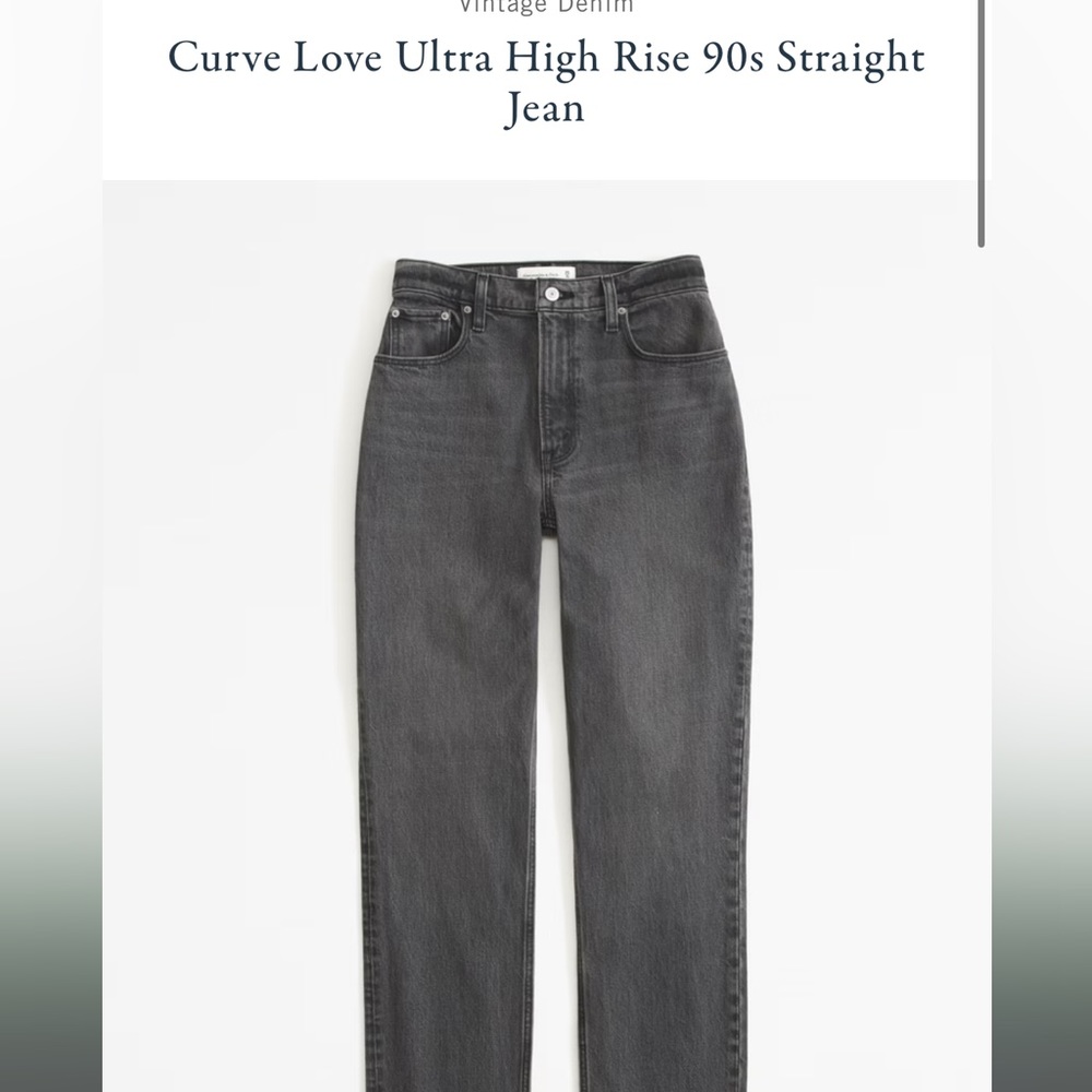 Abercrombie curve love jeans